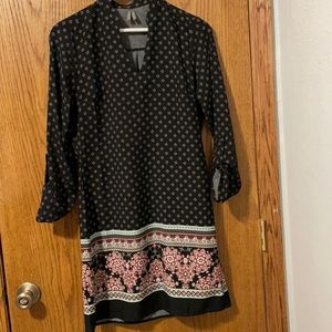 Mid length sleeve and mid dress